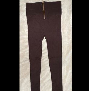Nadene West leggings with zipper front NEW